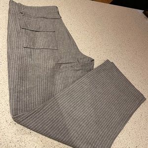 Pinstripe Banana Republic Linen Pants